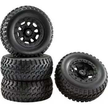 Reely RE-6622356 conjunto completo de rodas para 1:10 Short Course Eraser (2 unid.)