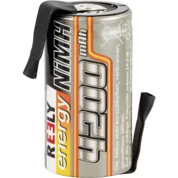 Reely NiMH célula individual Sub-C 1,2 V 4200 mAh com terminais de solda (RE-7853232)