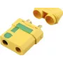 Reely RE-6685311 conector fêmea de bateria XT90-S anti-faísca banhado a ouro (1 unid.)