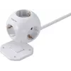 Sygonix SY-4535062 adaptador de tomada Schuko branco 1 tomada