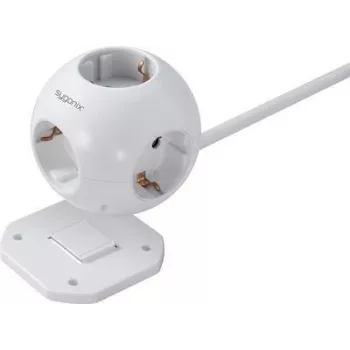 Sygonix SY-4535062 adaptador de tomada Schuko branco 1 tomada