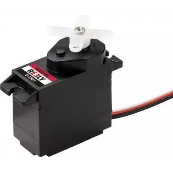 Reely Micro Digital Servo S-7361 com ficha JR e engrenagens em plástico
