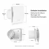 BOSCH F1500 DH 100 ventilador de extração para casa de banho com temporizador DN 100 7738335626