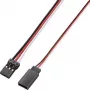 Reely Cabo de extensão para servo pack de 10 100 cm plano 0,14 mm² ficha JR/Futaba para conector fêmea (RE-6992157)