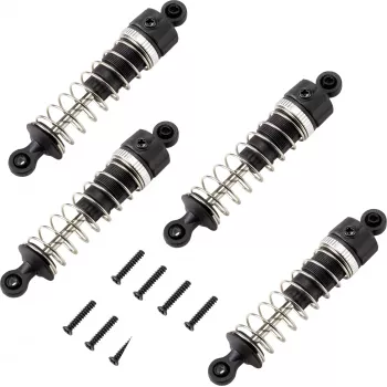 Reely Conjunto de amortecedores sobresselentes (2 unid.) para carros RC 1:10, buggys, trucks - 90mm alumínio preenchidos a óleo