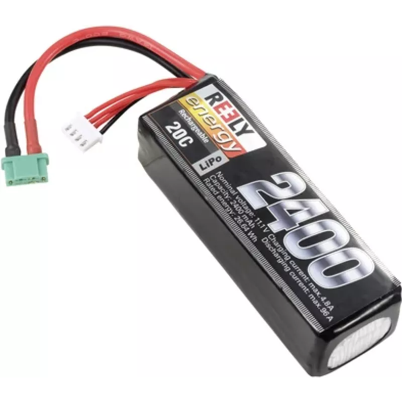 Reely Bateria LiPo 11,1 V 2400 mAh 3S 20C Softcase MPX RE-7853475