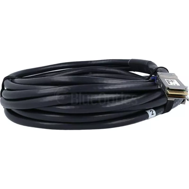BlueLAN Cabo Direct Attach Breakout passivo 200Gb/s QSFP56 para 2x 100Gb/s QSFP56, 3m, AWG26, compatível com NVIDIA MCP7H50-H02AR26-BL