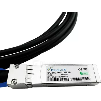 BlueOptics 02311MNX Cabo DAC QSFP28 BlueLAN compatível 1m 02311MNX-BL