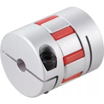 Reely Acoplamento de veio rígido para veio de 6 mm, diâmetro exterior 30 mm, alumínio, prateado (RE-8660205)