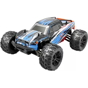 Reely RAW Blue Brushed 1:14 RC Monster Truck 4WD RTR 2,4 GHz com bateria e carregador RE-7171113