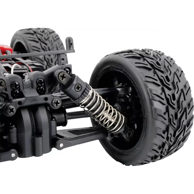 Reely RAW Blue Brushed 1:14 RC Monster Truck 4WD RTR 2,4 GHz com bateria e carregador RE-7171113