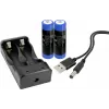 Reely RAW Blue Brushed 1:14 RC Monster Truck 4WD RTR 2,4 GHz com bateria e carregador RE-7171113