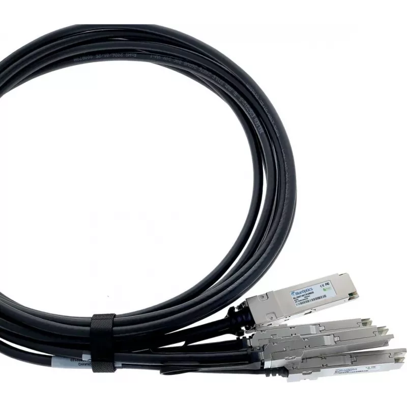 BlueLAN Juniper 720-095806 Cabo DAC breakout 400G QSFP-DD compatível 2 m AWG26