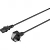 SYGONIX SY-5042738 Cabo de alimentação CEE 7/7 para IEC C13 2 m preto