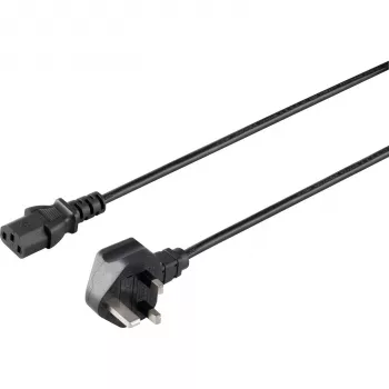 SYGONIX SY-5042738 Cabo de alimentação CEE 7/7 para IEC C13 2 m preto