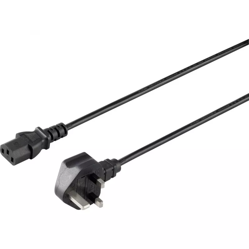 SYGONIX SY-5042738 Cabo de alimentação CEE 7/7 para IEC C13 2 m preto