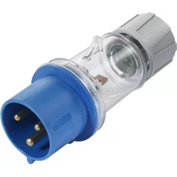Sygonix SY-5871534 Ficha CEE-CARA 32 A 3 polos 230 V/AC IP44 transparente