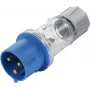 Sygonix SY-5871534 Ficha CEE-CARA 32 A 3 polos 230 V/AC IP44 transparente