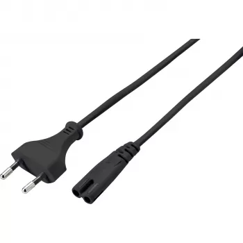 SYGONIX SY-5043508 Cabo de alimentação Schuko para IEC C13 5 m preto