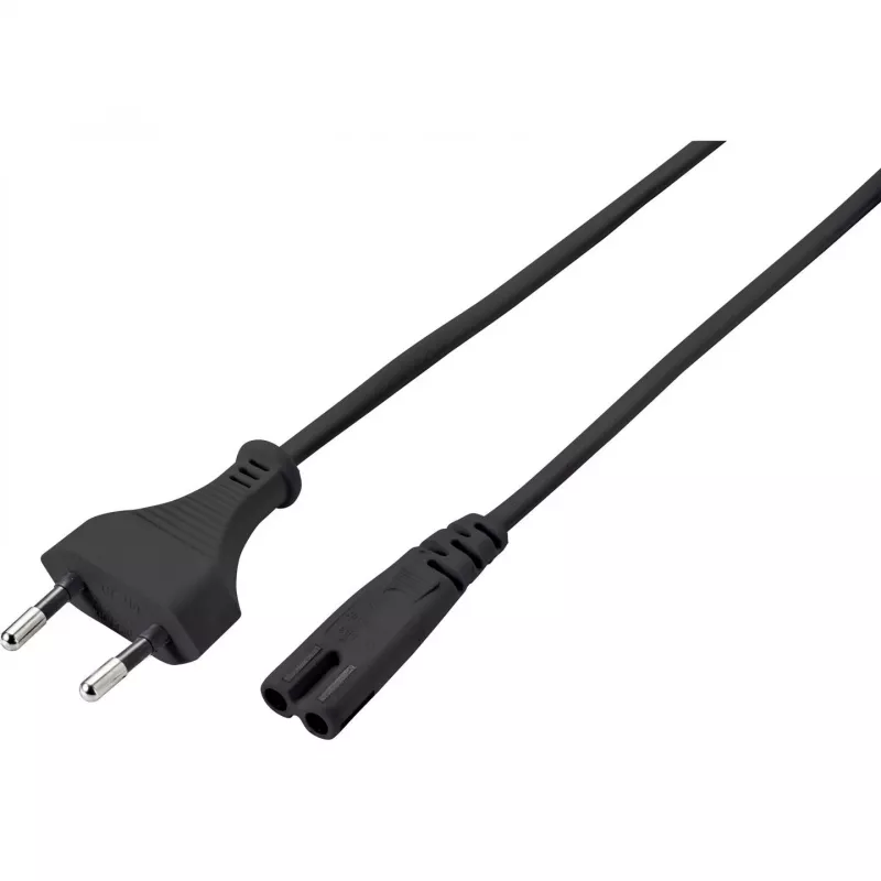 SYGONIX SY-5043508 Cabo de alimentação Schuko para IEC C13 5 m preto