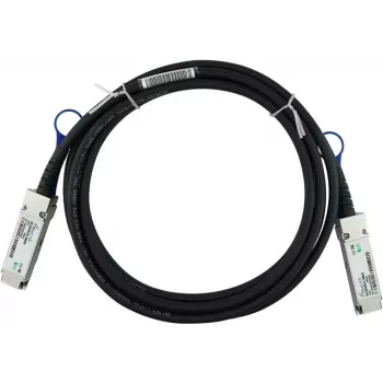 Cabo de cobre Direct Attach QSFP28 100G BlueLAN, 1 m, Twinax passivo, 30AWG 02314NVH-BL