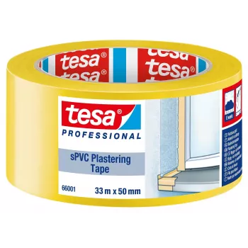 Fita de pintura tesa 66001 amarela 33 m x 50 mm 66001-00001-00
