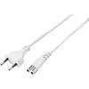 Cabo de alimentação Sygonix SY-5044218 branco 1,8 m Schuko para Schuko 16A