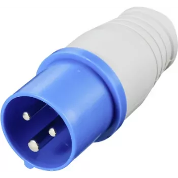 Ficha CEE para caravana Sygonix SY-5806886 16 A 3 polos 250 V AC IP44 azul
