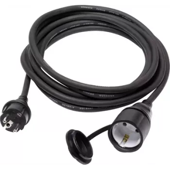 Cabo de extensão Sygonix SY-5044438 16 A preto 3 m