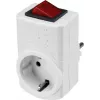 Ficha adaptadora Schuko comutável Sygonix SY-5045292 branca