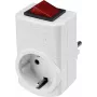 Ficha adaptadora Schuko comutável Sygonix SY-5045292 branca