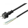 Cabo de alimentação Sygonix SY-6029112 CEE 7/7 para IEC C13 4,5 m preto