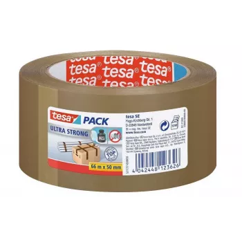 Fita de embalagem tesa ULTRA STRONG 57177 castanha 66 m x 50 mm 6 rolos