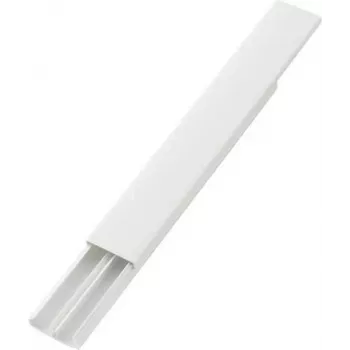 Calha para cabos Sygonix SY-5045582 2 m x 30 mm x 11,2 mm branca