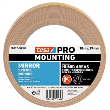 tesa Montagem PRO Fita de montagem para espelhos Branco 10 m x 19 mm 66952-00002-00