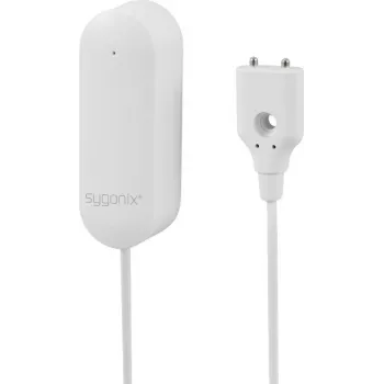 Sygonix SY-6515318 Detetor de água Wi-Fi com controlo por app, a pilhas, Branco