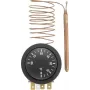 Termostato de encastrar SYGONIX 0-90°C, contacto reversível, sensor capilar, 10A/250V AC, montagem em painel (SY-5045296)