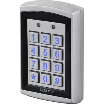 Sygonix SY-6428612 teclado de código RFID com teclas iluminadas, montagem à superfície, 12/24 V DC/AC, IP66