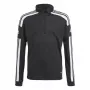 adidas Squadra 21 camisola de treino jovem sweatshirt preto GK9561 128cm