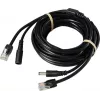 Sygonix cabo de câmara SY-6441782 - 10m cabo de vídeo e alimentação CCTV, BNC para BNC + DC