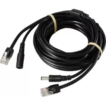 Sygonix cabo de câmara SY-6441782 - 10m cabo de vídeo e alimentação CCTV, BNC para BNC + DC
