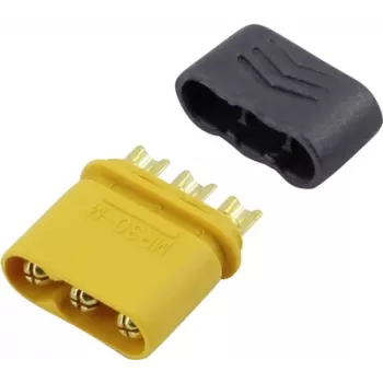 Reely MR30 conector de servo macho 3 pinos 30A 500V para modelos RC drones RE-6767715