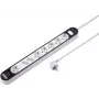 Sygonix SY-4538278 Régua de tomadas 8 tomadas com interruptor, branco/preto, cabo de 1,5 m