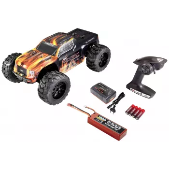 Reely Cimera Black Brushless 1:10 RC Monster Truck 4WD RTR 2,4 GHz com bateria e carregador (RE-6914403)
