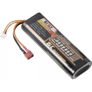 Reely Bateria de emissor 7,4V 2000mAh 2S Li-Ion com ficha T (RE-7853523)