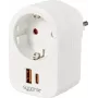Sygonix SY-6713236 Adaptador de tomada com 2 portas USB, tipo F, 3680 W, branco