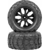 Reely RE-7083018 Rodas completas para Rhino 2 (2 unid., 1:10, sextavado de 12mm)