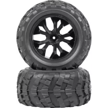 Reely RE-7083018 Rodas completas para Rhino 2 (2 unid., 1:10, sextavado de 12mm)
