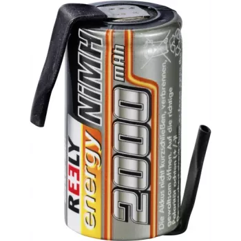 Reely Célula individual NiMH 1,2 V 2000 mAh com aba de soldadura (RE-7851720)