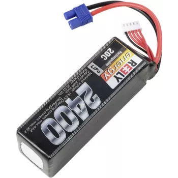 Reely Pack de bateria LiPo 14,8V 2400mAh 4S 20C Softcase EC3 RE-7853466